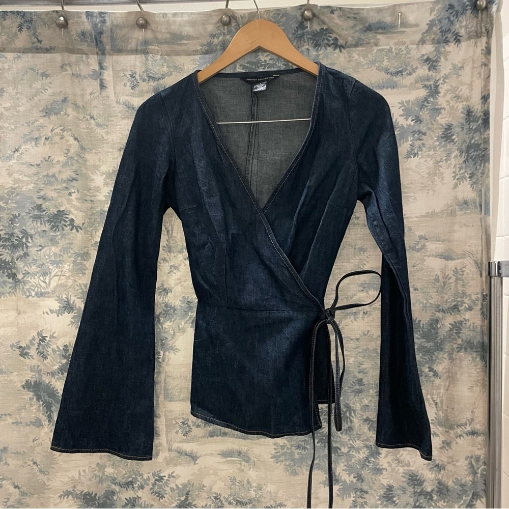 French Connection Dark Blue Denim shirt